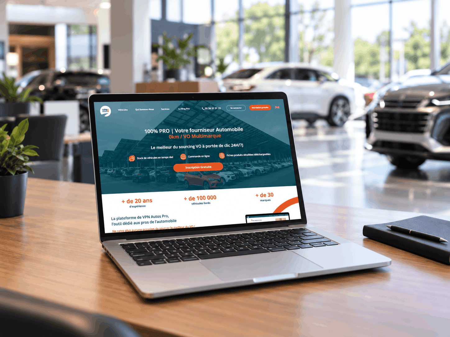 Plateforme d'achat VPN Autos Pro : stock de v&eacute;hicules en temps r&eacute;el pour professionnels
